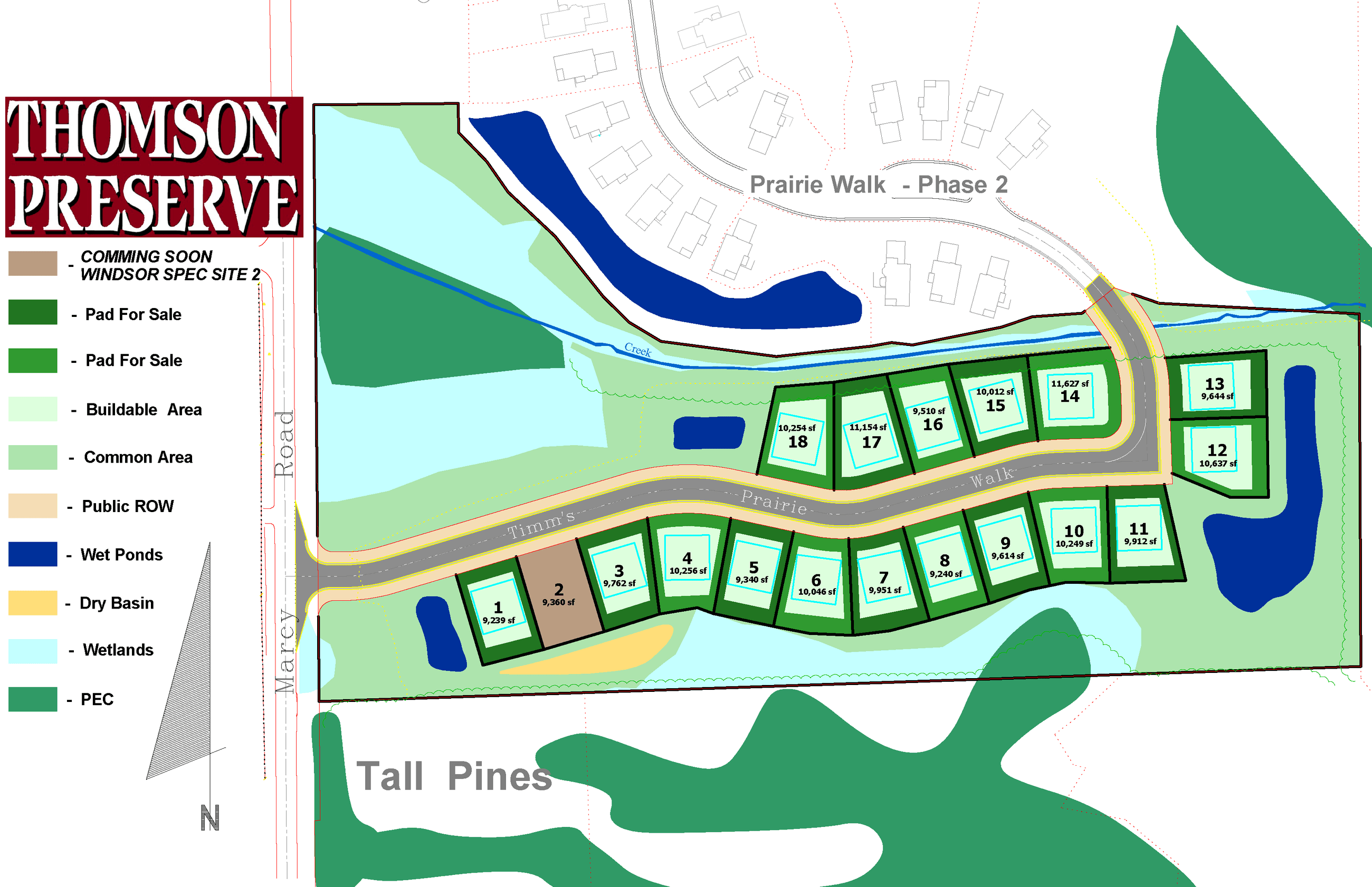 Thompson Preserve Site Map