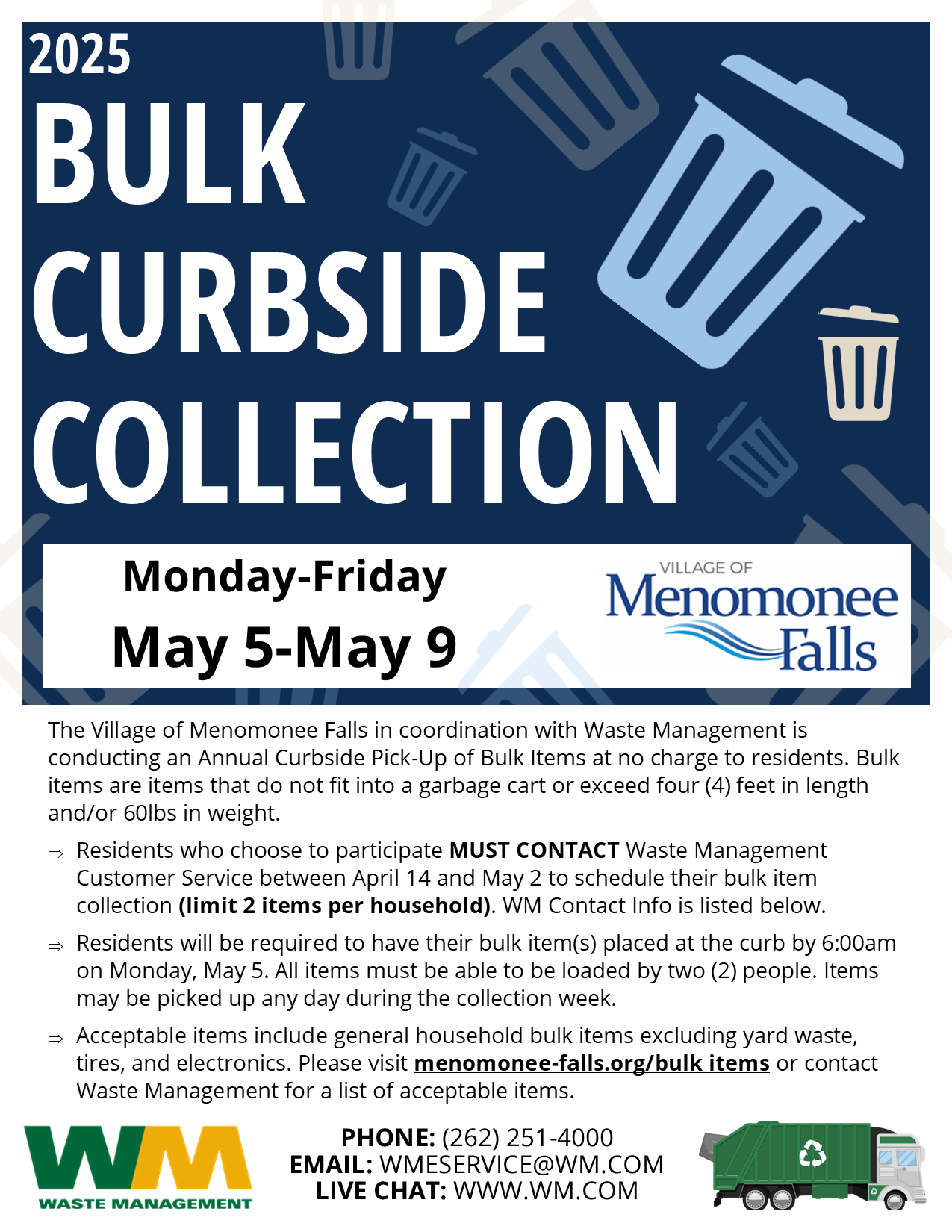 Bulk Item Collection 2025